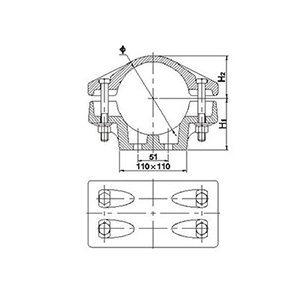 MGT-G type static contact tube bus-bar clamp